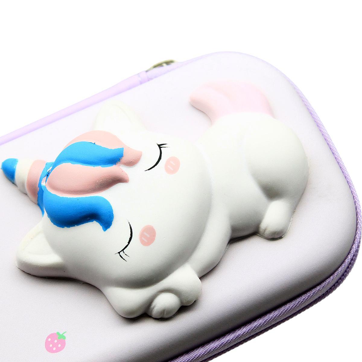Bóp Viết Vải Unicorn Tím - 7296