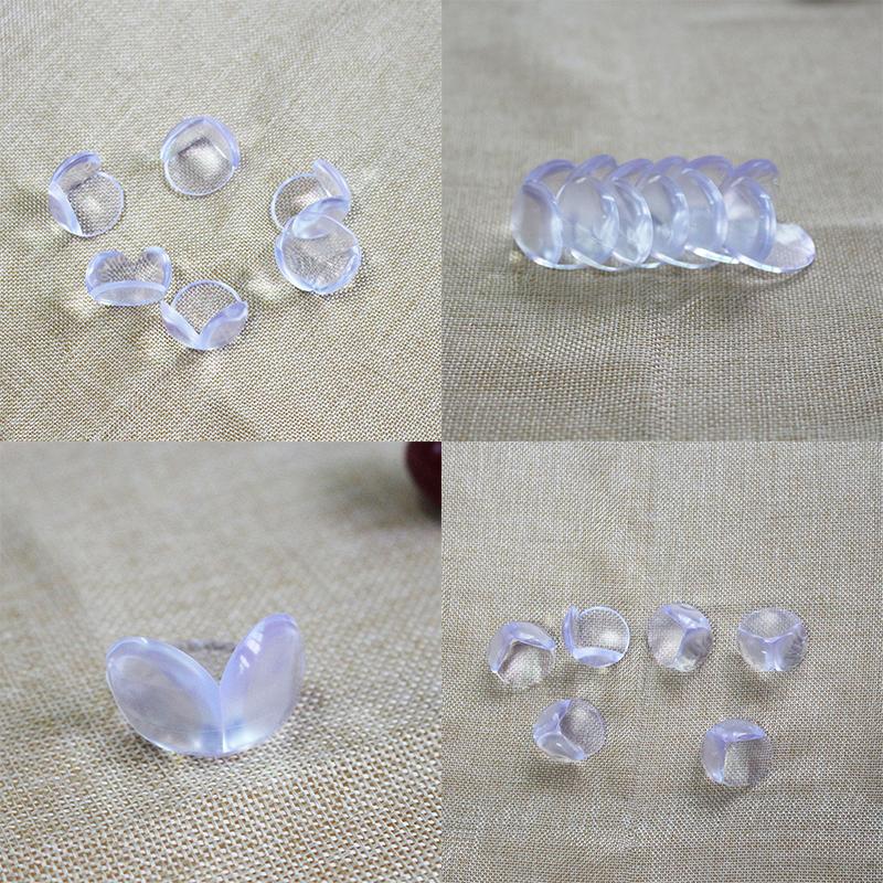 Miếng Nhựa Pvc Hình Cầu Trong Suốt Bọc Góc Bàn Bảo Vệ An Toàn Cho Bé