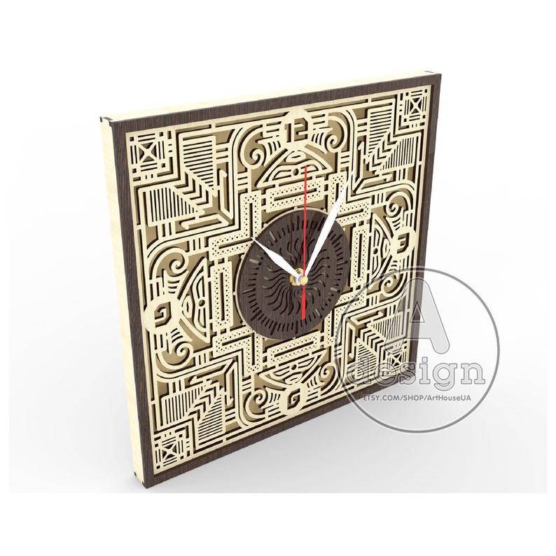 Đồng hồ gỗ treo tường decor trang trí