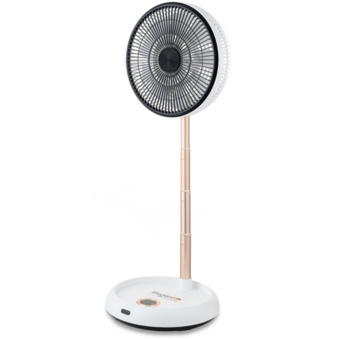 Quạt Tích Điện, Gấp Gọn Thương Hiệu Đức ELEGANT Có Remote Sử Dụng 8 Giờ, Sạc 2.5 Giờ Công Suất 14W - Hàng Chính Hãng