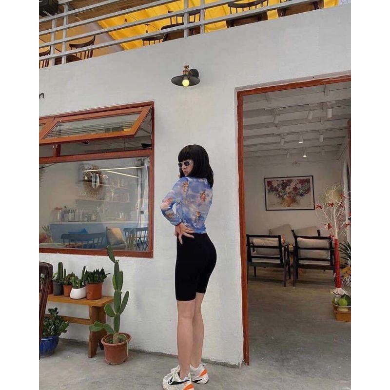 Quần Legging Lửng Nữ Thể Thao, Quần Legging Nữ Nâng Mông MADELA (Kèm Ảnh Thật)