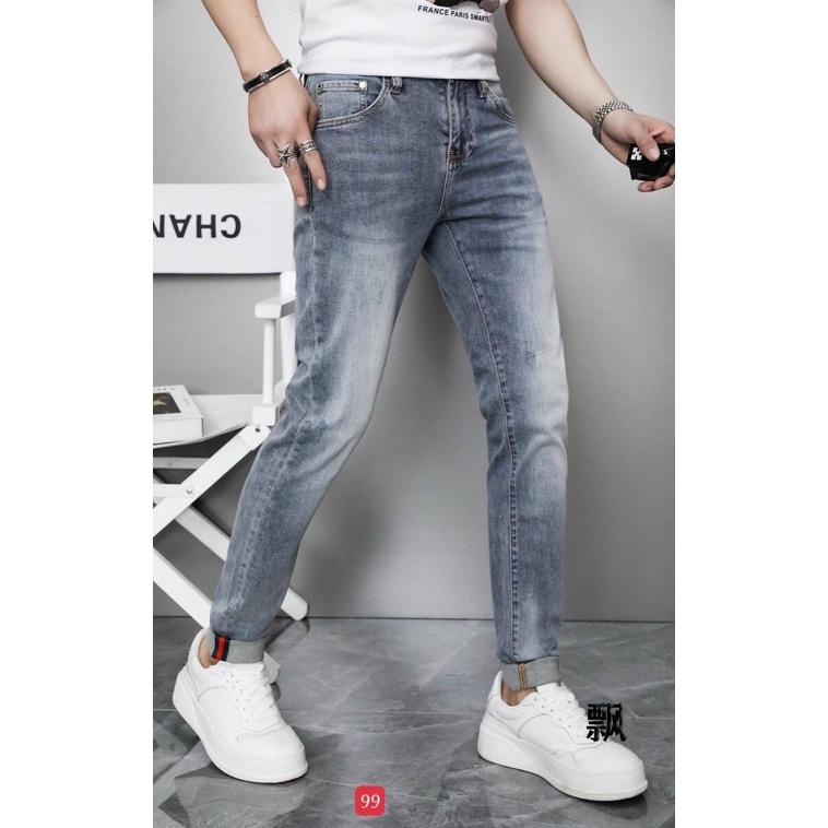 Quần jean nam trơn cao cấp vải jean co dãn hàng chuẩn shop Phuongnamshop20 61c