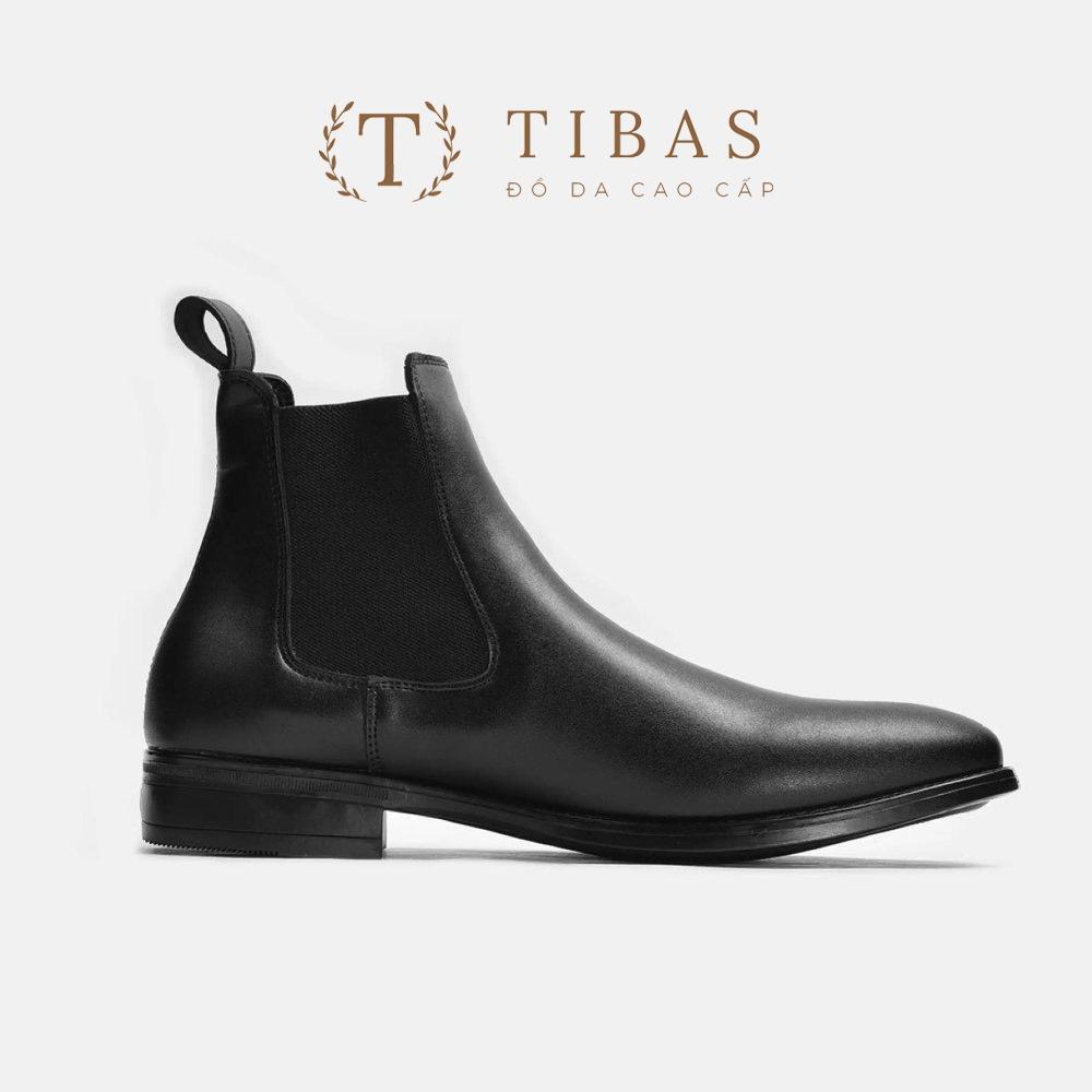 Chelsea Boots Da Xít Cao Cấp Không Nhăn Phong Cách Lịch Lãm TIBAS