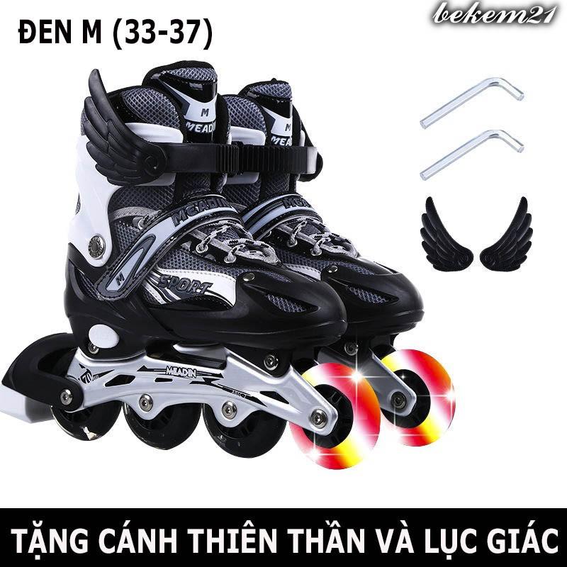 Giày patin trượt Sport cao cấp dành cho con nít người lớn sở hữu thể điều chỉnh to nhỏ cái mới 2020