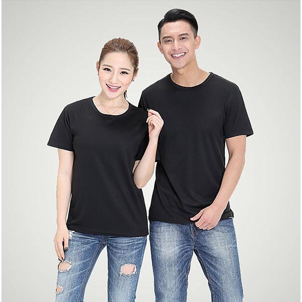 Hình ảnh Áo Thun Trơn Nam Nữ Form Xuông Giá Rẻ Nhiều Màu Unisex Vải Dày Mịn Không Xù Lông