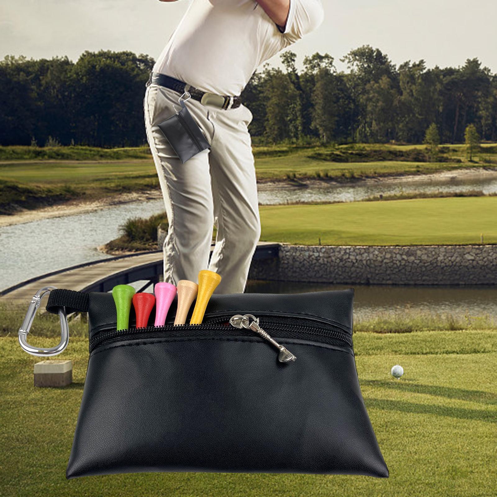 Golf Tees Holder Bag Tee Ball Marker Bag for Golf Player Golf Ball Waist Bag