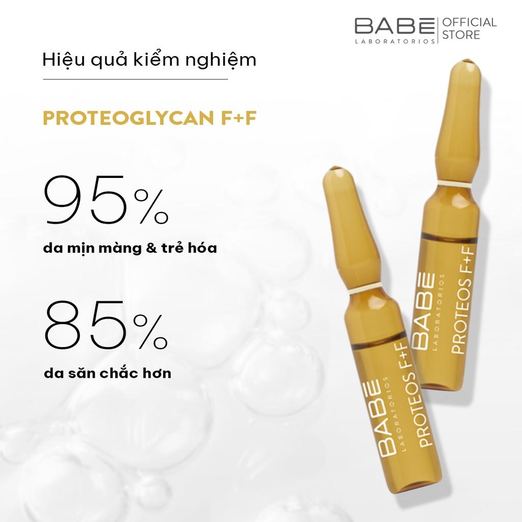 Huyết thanh bổ sung collagen & hyaluronic trẻ hóa da tức thì Babe Ampoules Proteoglycan F+F 10 *2ml