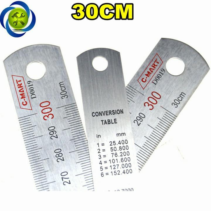 Thước lá C-MART D0019-300 300mm