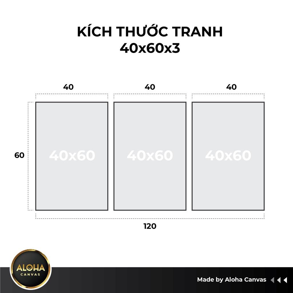 20 Mẫu tranh canvas treo tường bộ 3 bức cao cấp - Tranh treo tường decor phòng khách, phòng ngủ, phòng ăn full phụ kiện