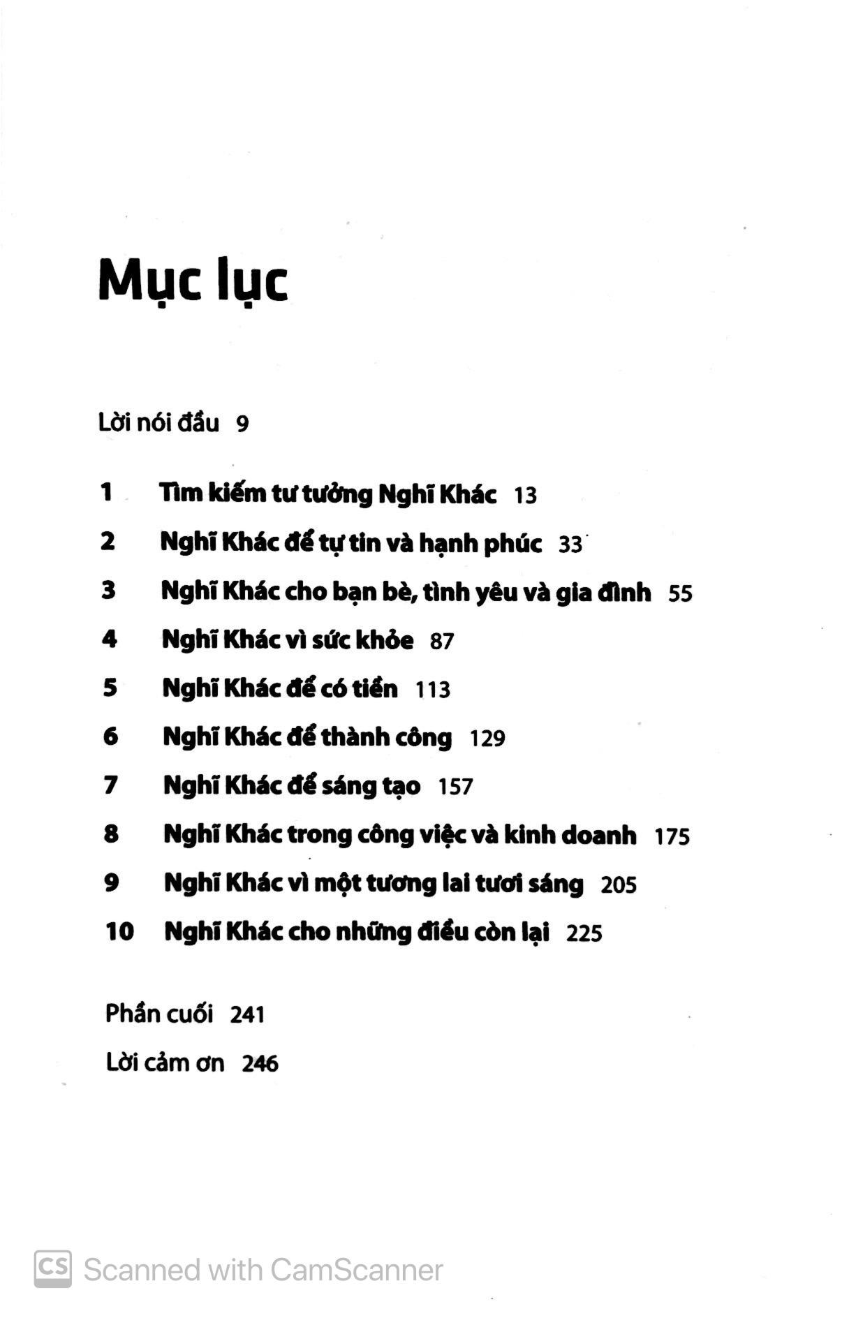 Nghĩ Khác