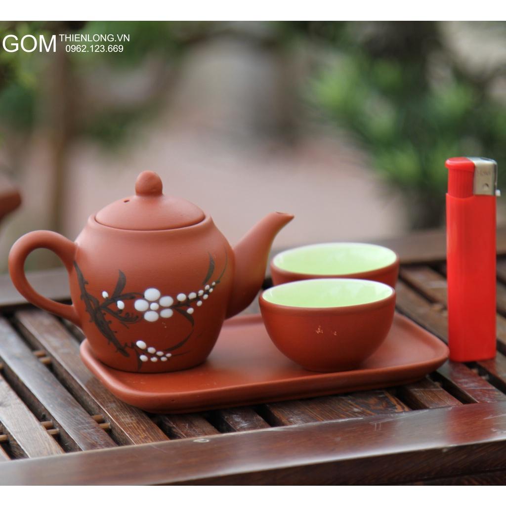 Độc Ẩm Trà - Ấm Chén Gốm Bát Tràng - Gốm Thiên Long