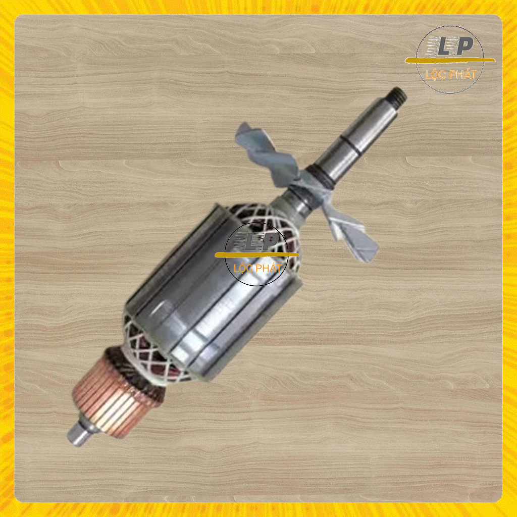 Rotor máy cắt sắt dây curoa - dây đai thân 57mm dài 222mm