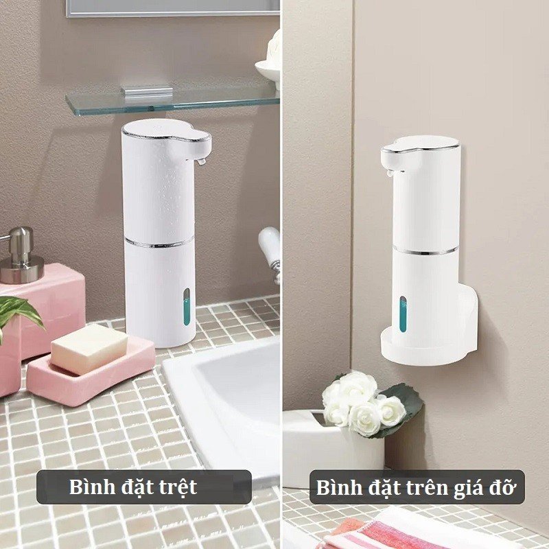 Bình đựng xà phòng Tự Động Tạo Bọt , Cảm Biến Thông Minh Tạo Bọt Sau 0.25s, pin trâu dùng lâu dài sạc pin USB 3 chế độ tạo bọt CÓ ẢNH THẬT