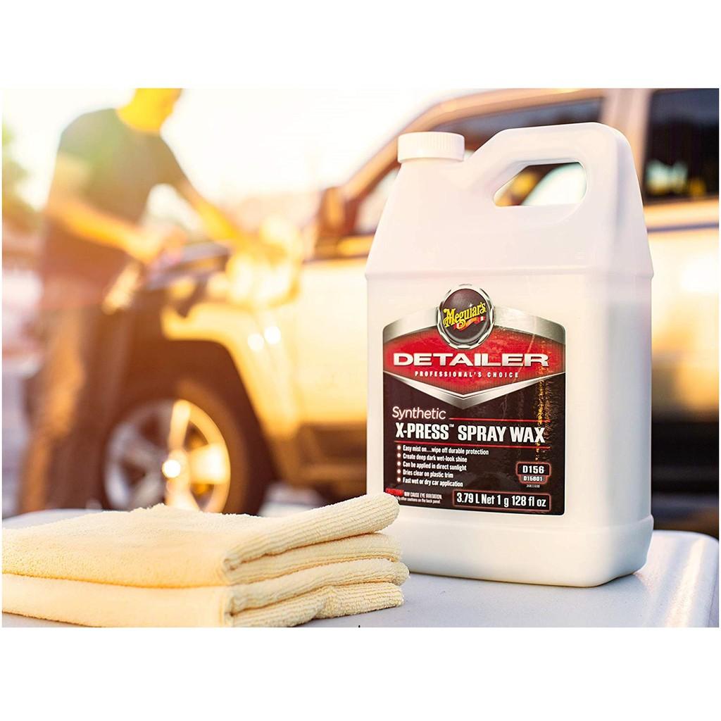 Meguiar's Wax bóng nhanh cho sơn xe X-Press Wax - Synthetic X-Press Spray Wax, D15601, 3,79L