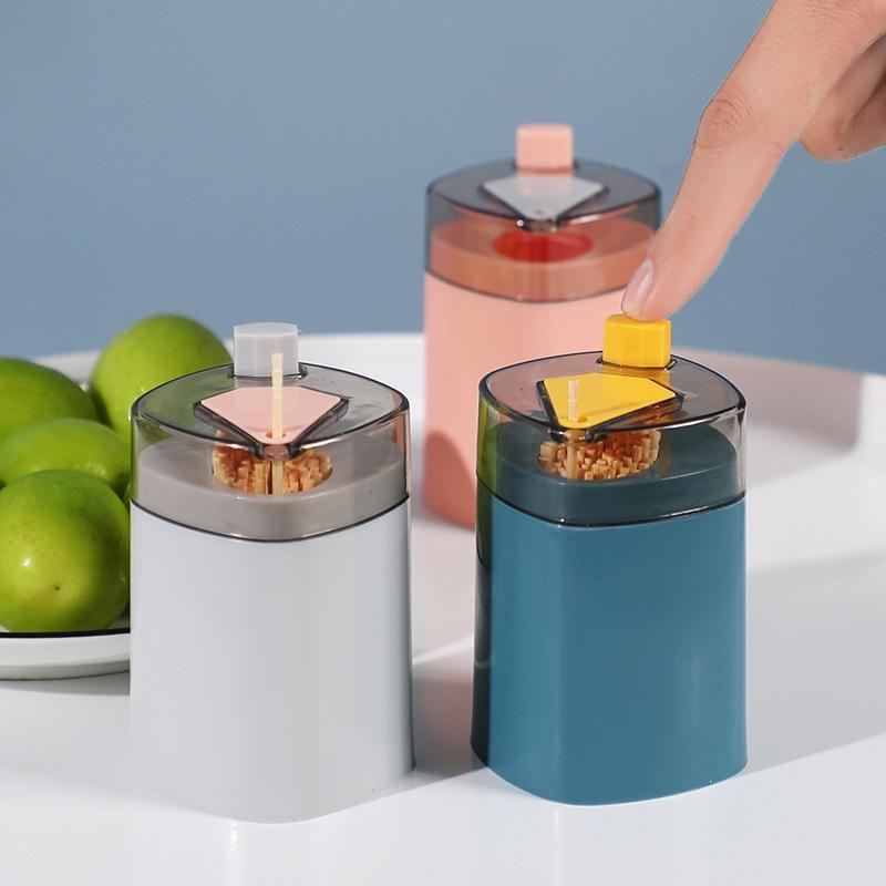 Hộp đựng tăm xỉa răng tự động thiết kế đơn giản tiện lợi