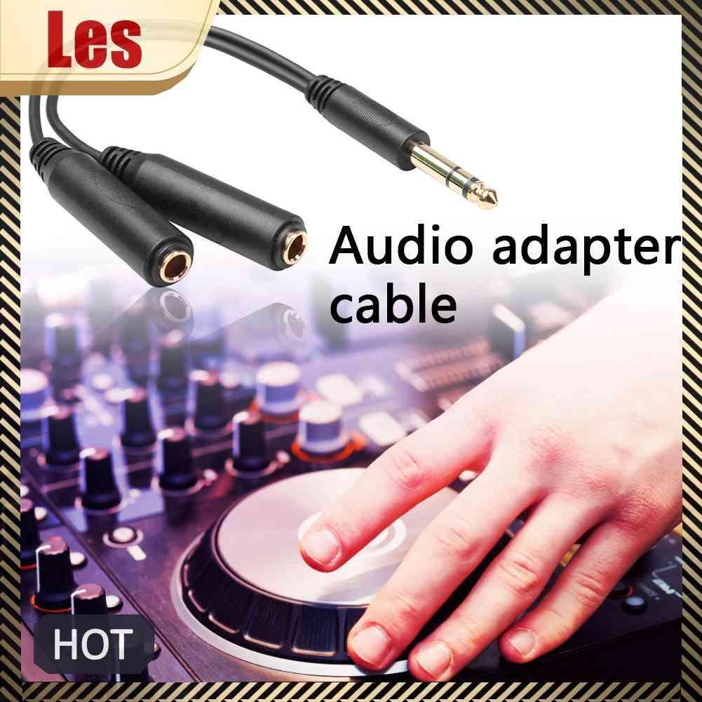 Cáp ChuyểN ĐổI Âm Thanh HìNh Chữ Y 6.35 mm Sang 2 6.35 mm