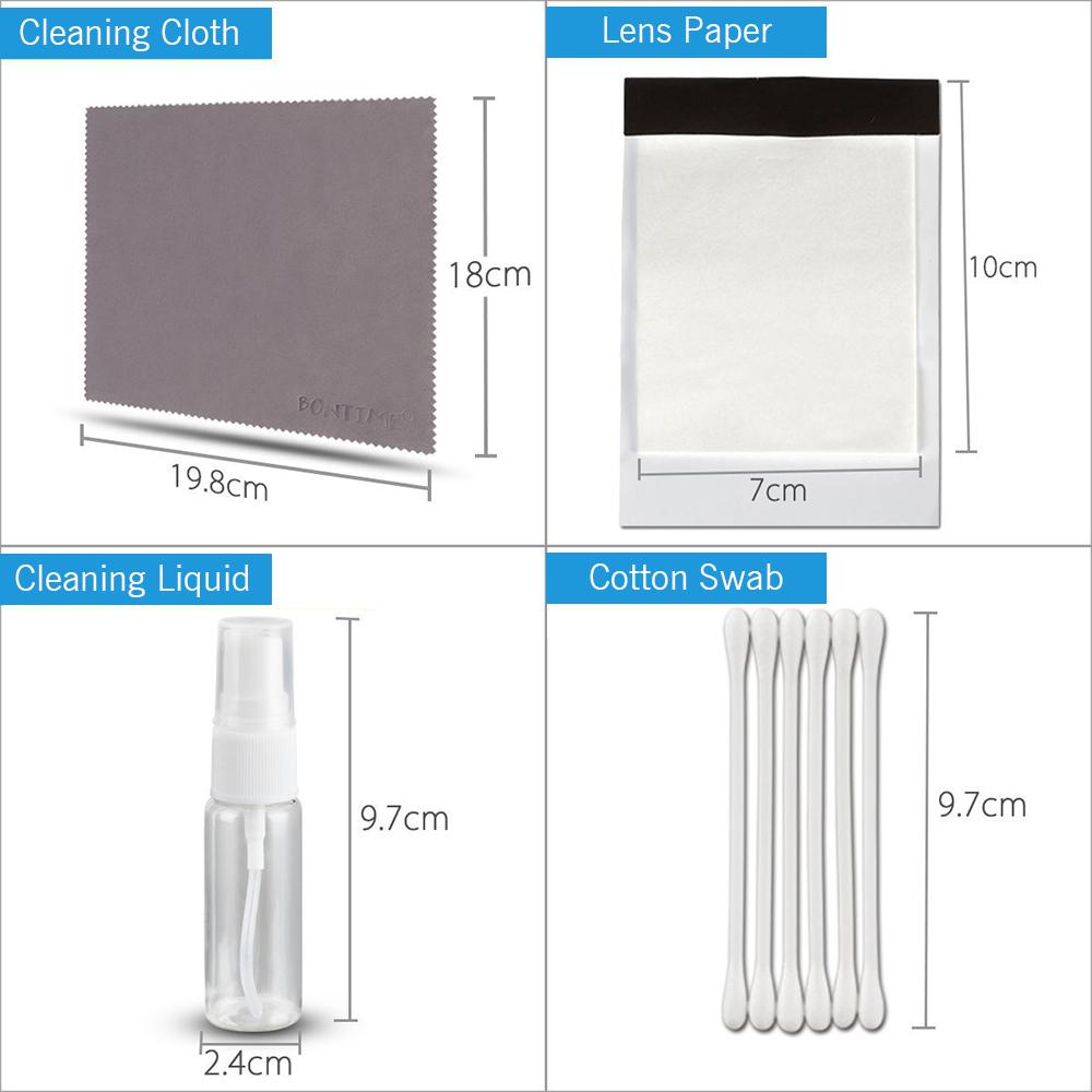 Professional Camera Cleaning Kit Lens Cleaning Kit with Air Blower Cleaning Pen Cleaning Cloth for Camera Phone Laptop