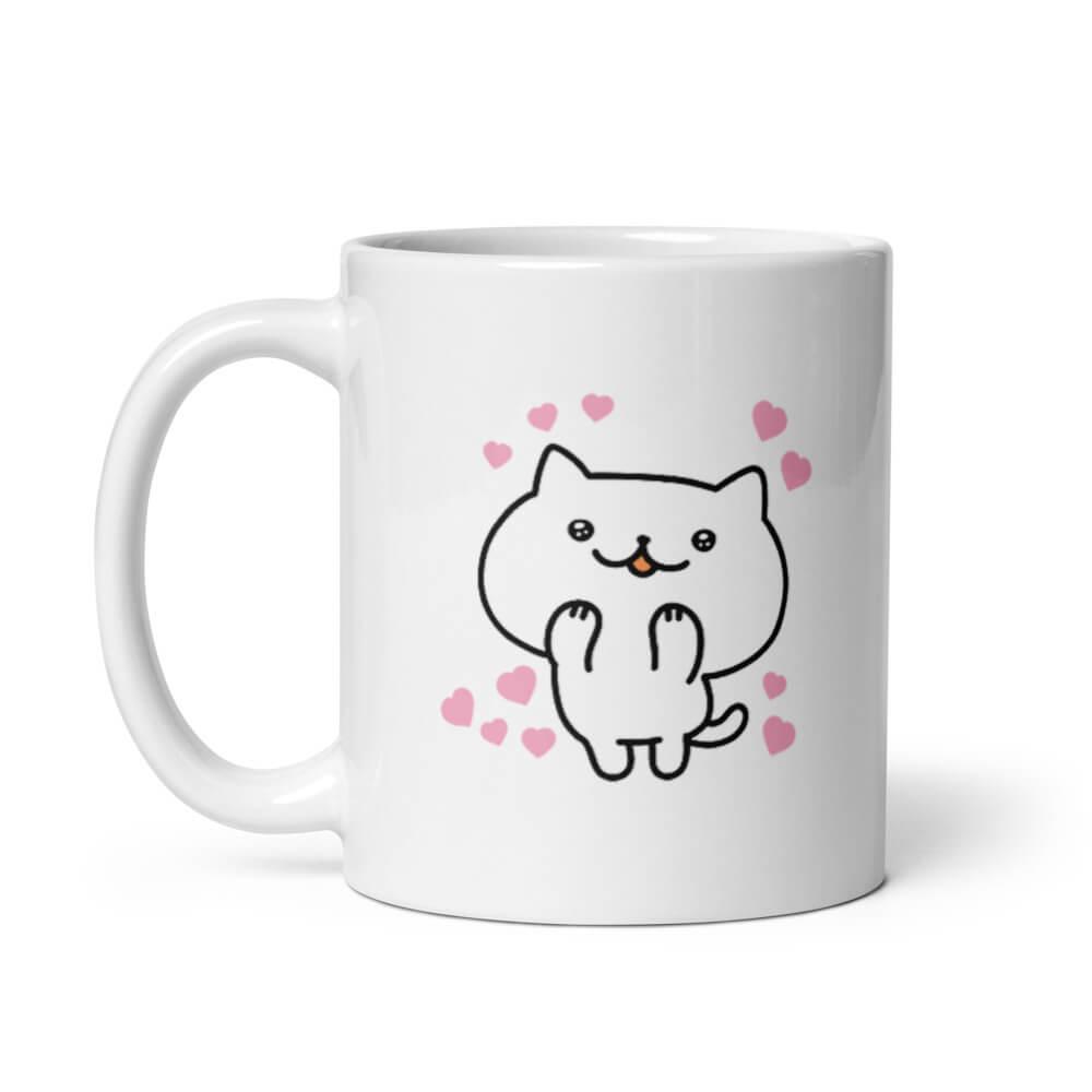 Cốc sứ hình mèo Chuppy dễ thương 2