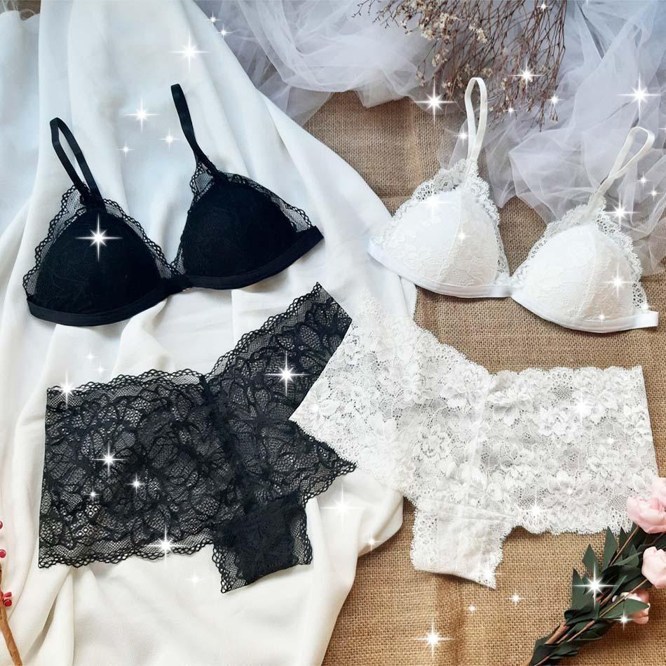 Bộ đồ lót ren không gọng 2 có mút siêu đẹp