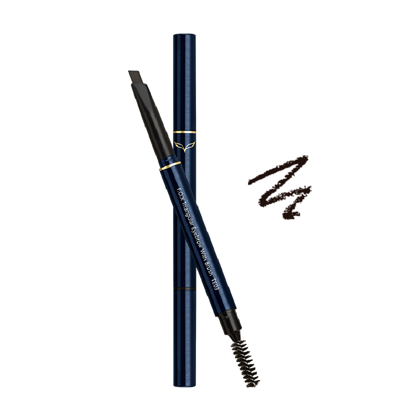 Chì Kẻ Mày FOX Đầu Tam Giác Triangular Eyebrow With Mascara Brush 0.25g