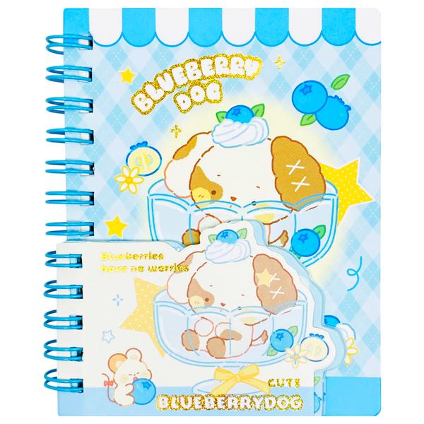 Sổ Lò Xo A7 - Kẻ Ngang - 170 Trang - Depai 222-47 - Blueberry Dog