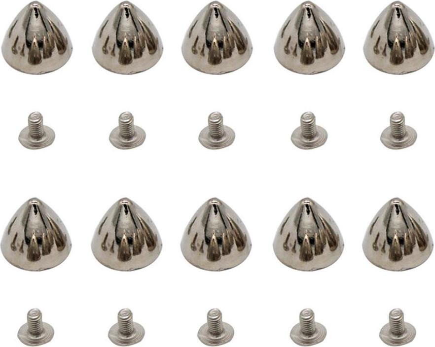 10 Bộ Đinh Tán Chắc Chắn Cho Da Thủ Công Quần Áo Túi Tôn Dáng