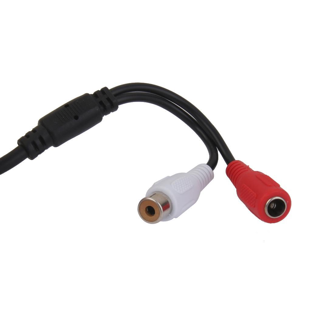 High Sensitive Microphone Audio/Sound Monitor CCTV Security Camera