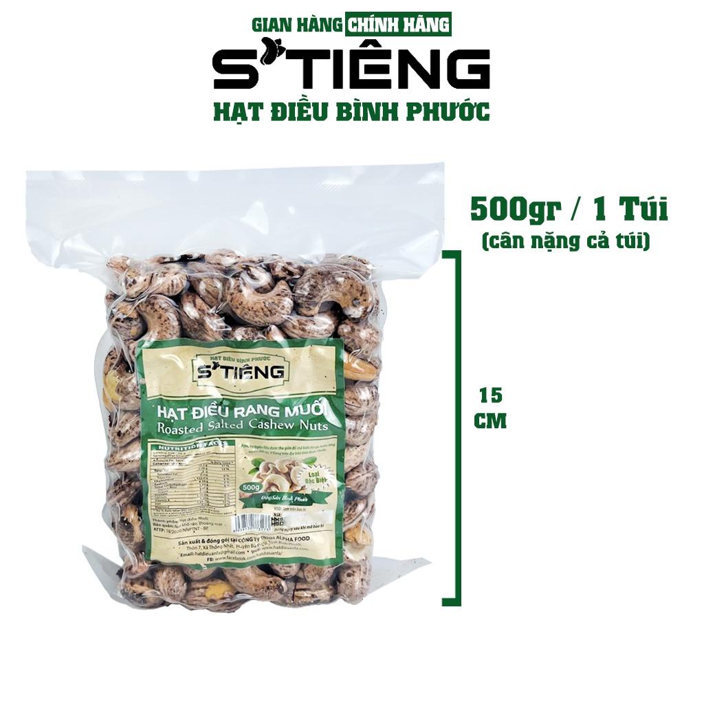 500Gr Hạt Điều Rang Muối STIÊNG Nguyên Hạt Loại 1 A+ Túi Hút Chân Không