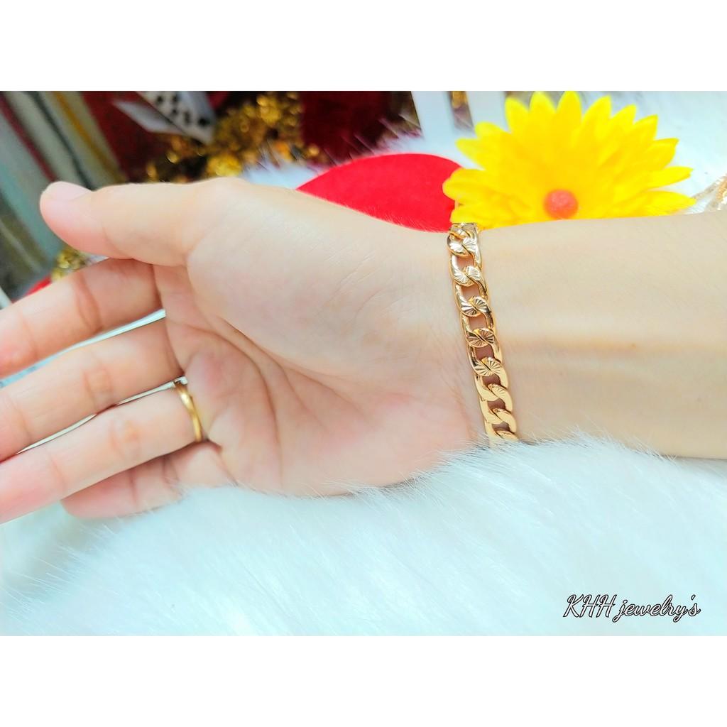 Lắc Tay Xích 6MM Nam Nữ Cao Cấp Bền Bỉ Cả năm- Hàng vonfram XP không phai màu, dùng tắm rửa