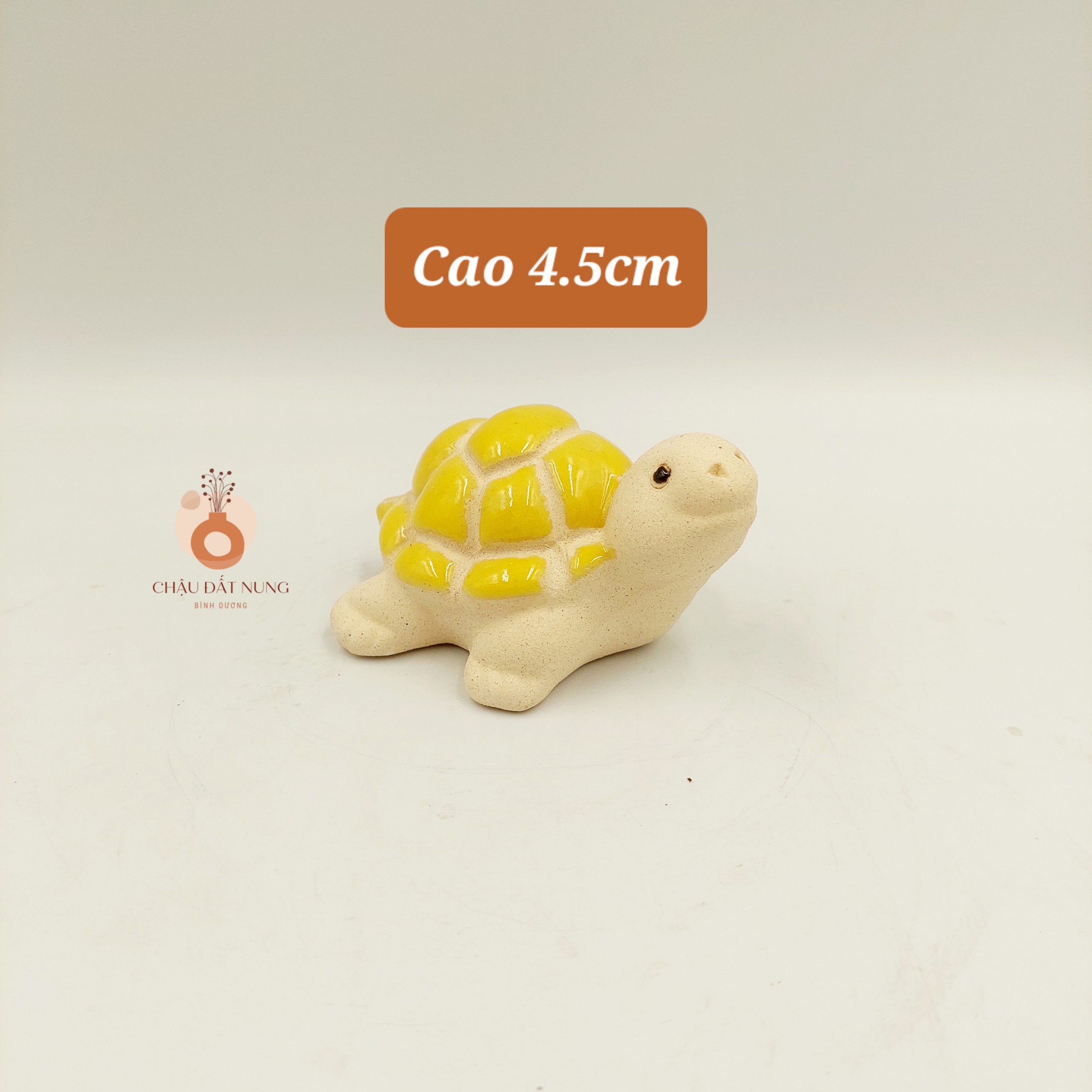 Trang trí sân vườn - Rùa nhí 45, chiều cao 4.5cm - Phụ kiện terrarium - Phụ kiện tiểu cảnh