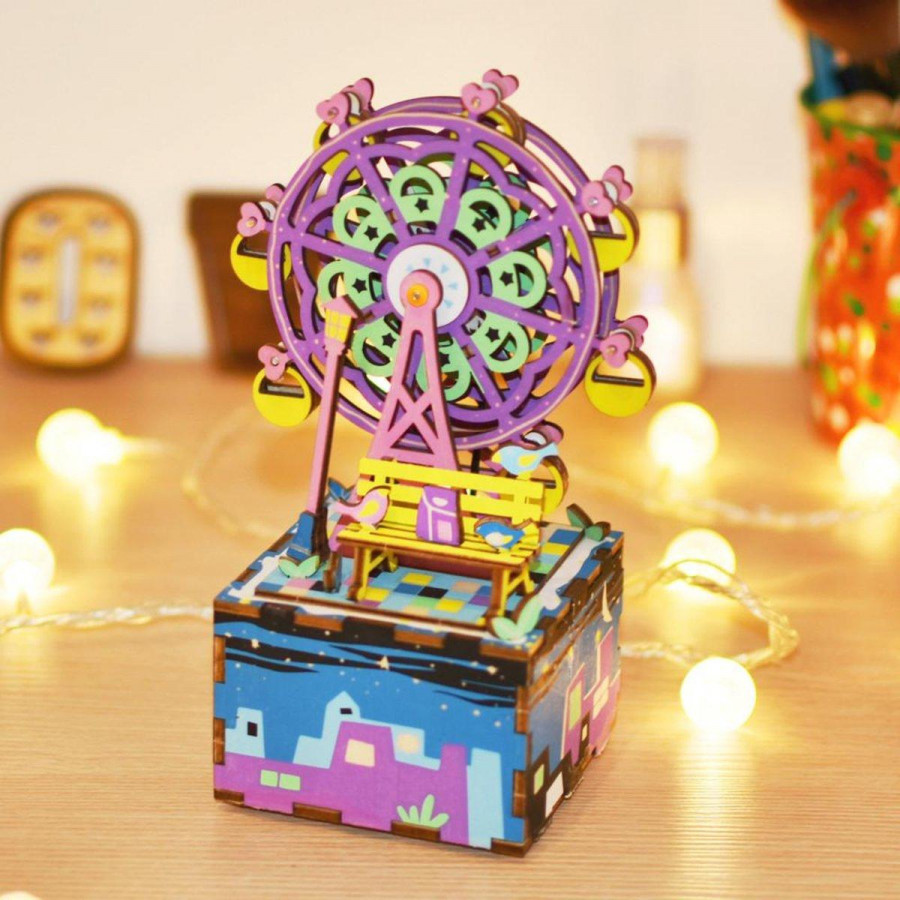 AM402 Ferris Wheel Music Box – Mô hình Hộp nhạc Vòng Đu Quay