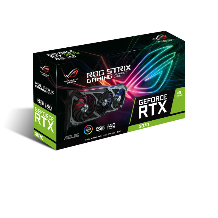 Card đồ họa VGA ASUS ROG-STRIX-RTX3070-8G-GAMING 8GB GDDR6 256-bit - Hàng Chính Hãng