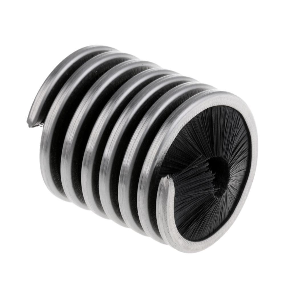 2pcs Black & Red Cylinder-shape Brush for Cleaning Tree Climbing & Rock Climbing Caving Rope Cord 8- 13mm