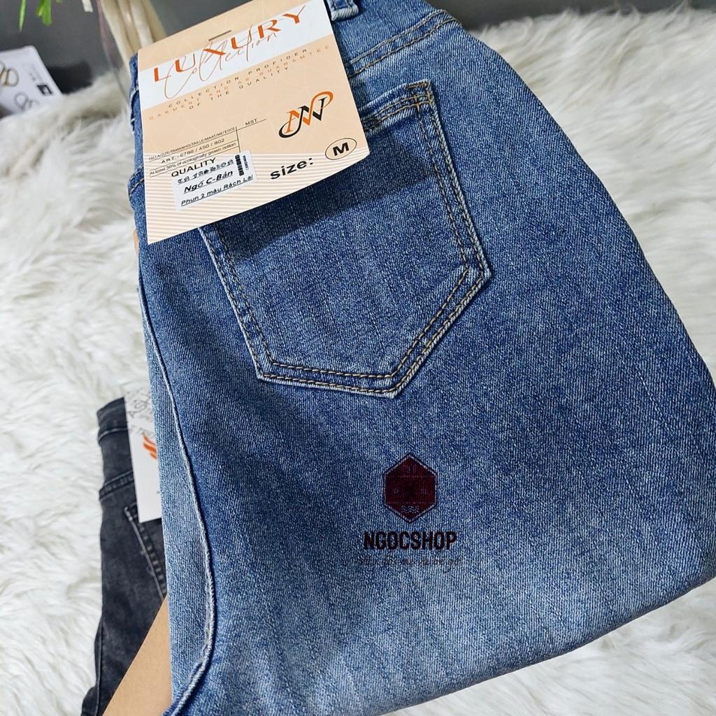 Quần Ngố Jeans, Lưng Siêu Cao, Co Giãn Mạnh 3 màu đen- xanh đậm- xanh nhạt