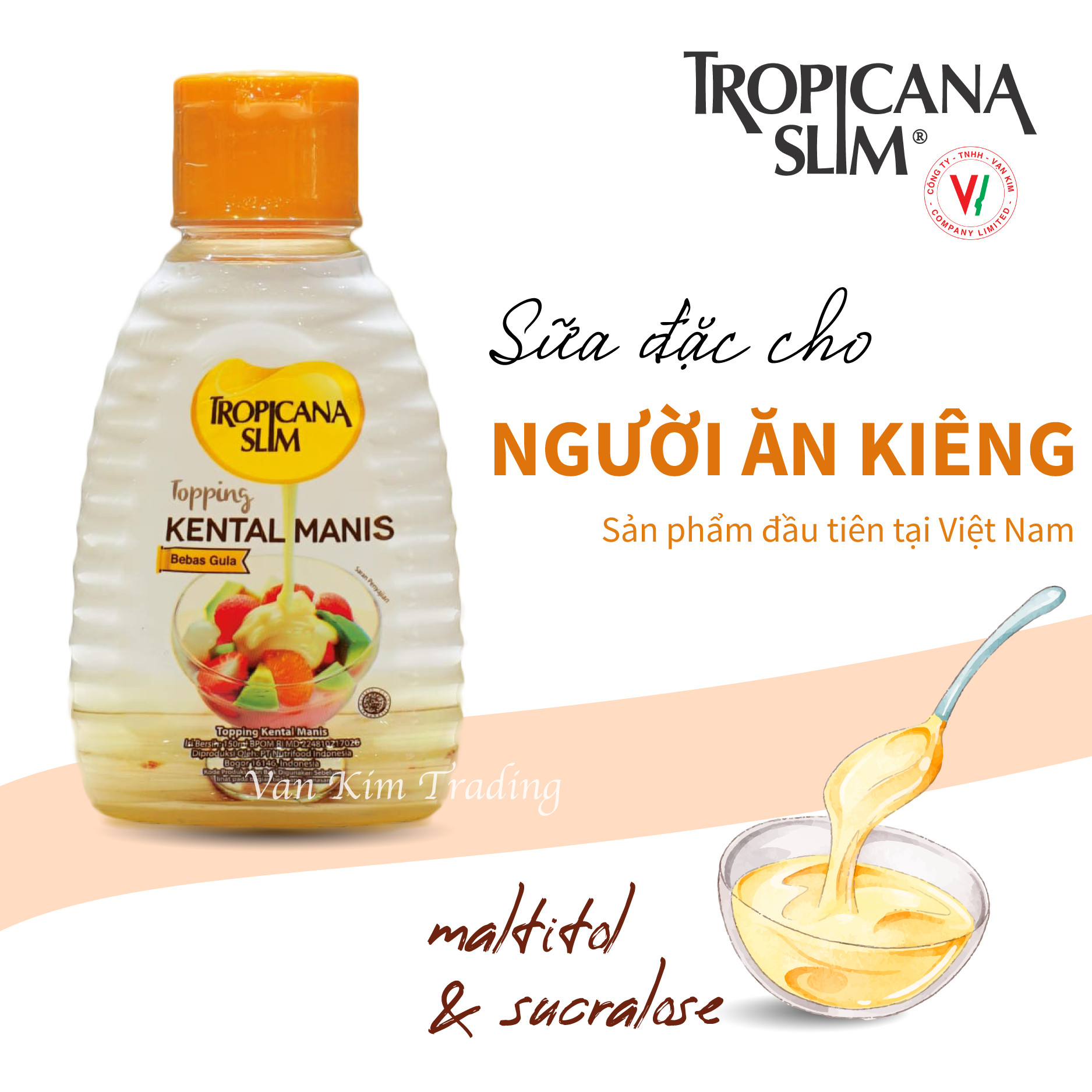 Sữa Đặc Ăn Kiêng Không Đường Tropicana Slim An Toàn Cho Người Ăn Kiêng Healthy Và Tiểu Đường 150ml