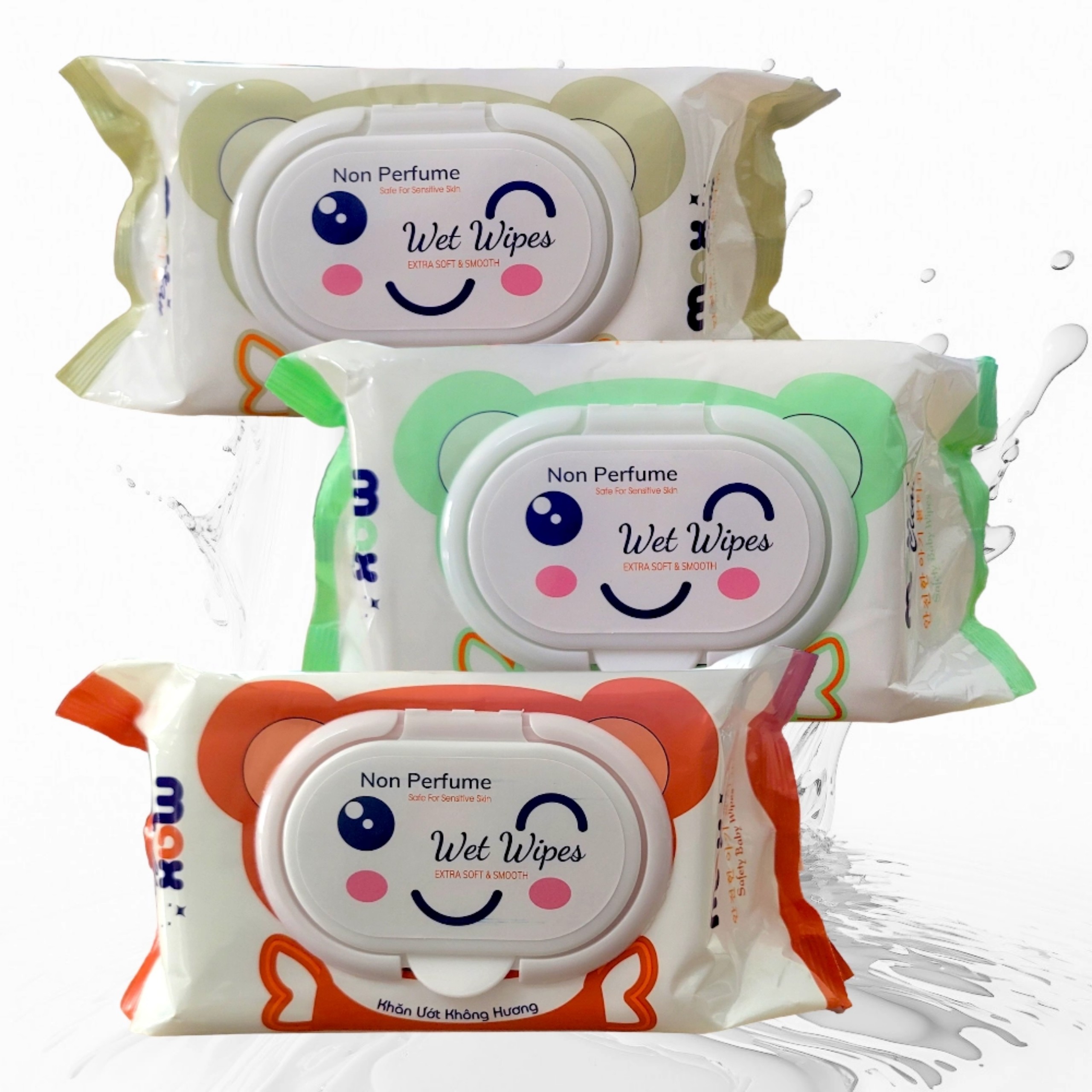 Khăn Ướt Max Clean 100 Tờ - Không Hương