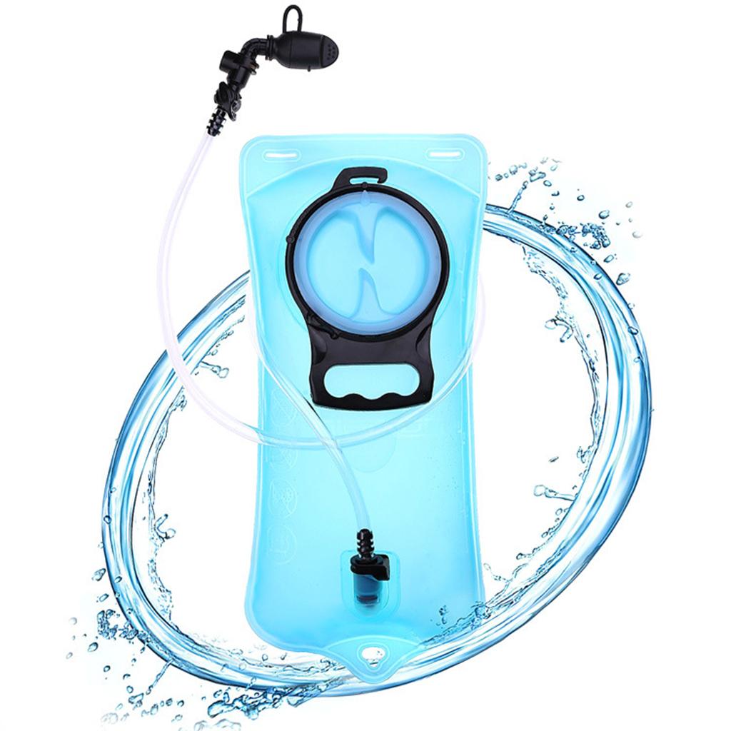 2xWater Bag Hydration Pack Bite Valve Nozzle Bladder Black 7.5x7cm 90 Degree