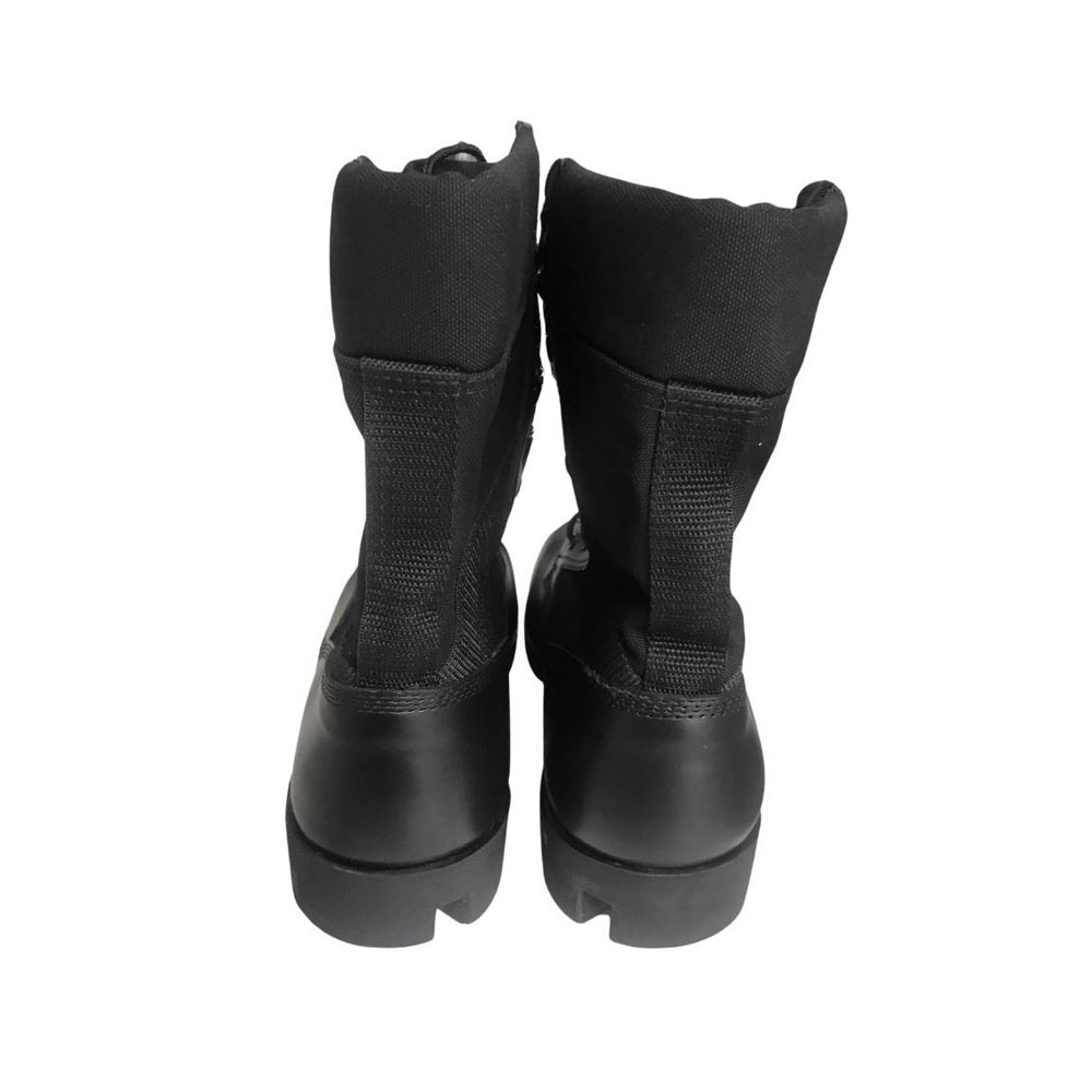 [Chính Hãng] Giày ghệt cơ động bốt cổ cao nam da thật full đen cao cấp Cty 32 034