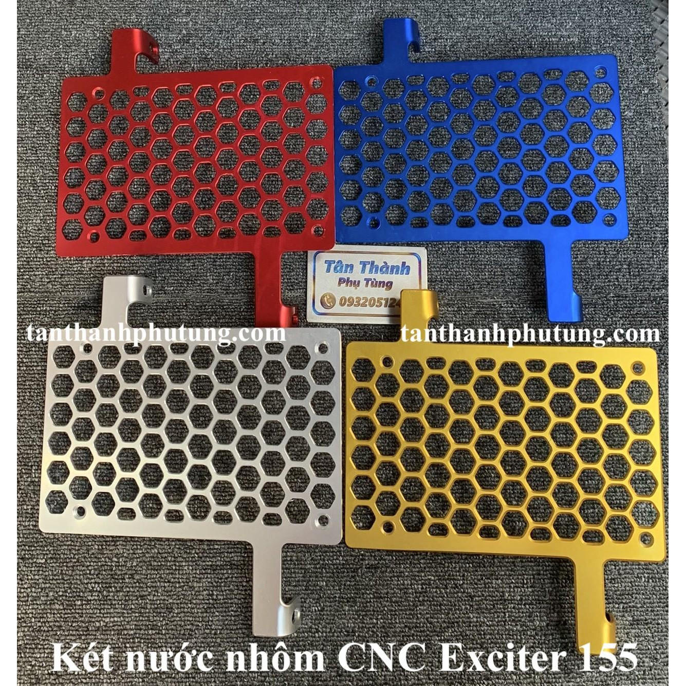 Két nước nhôm CNC dành cho xe Exciter 155