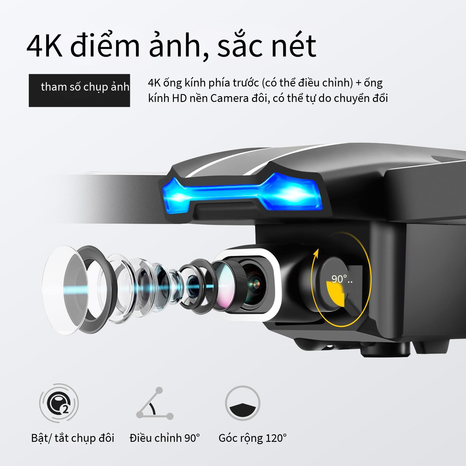 Đảm bảo chất lượng điều khiển từ xa gấp máy bay không người lái mini bốn trục camera độ nét cao kép 4K camera trên không cậu bé máy bay sản phẩm mới S65