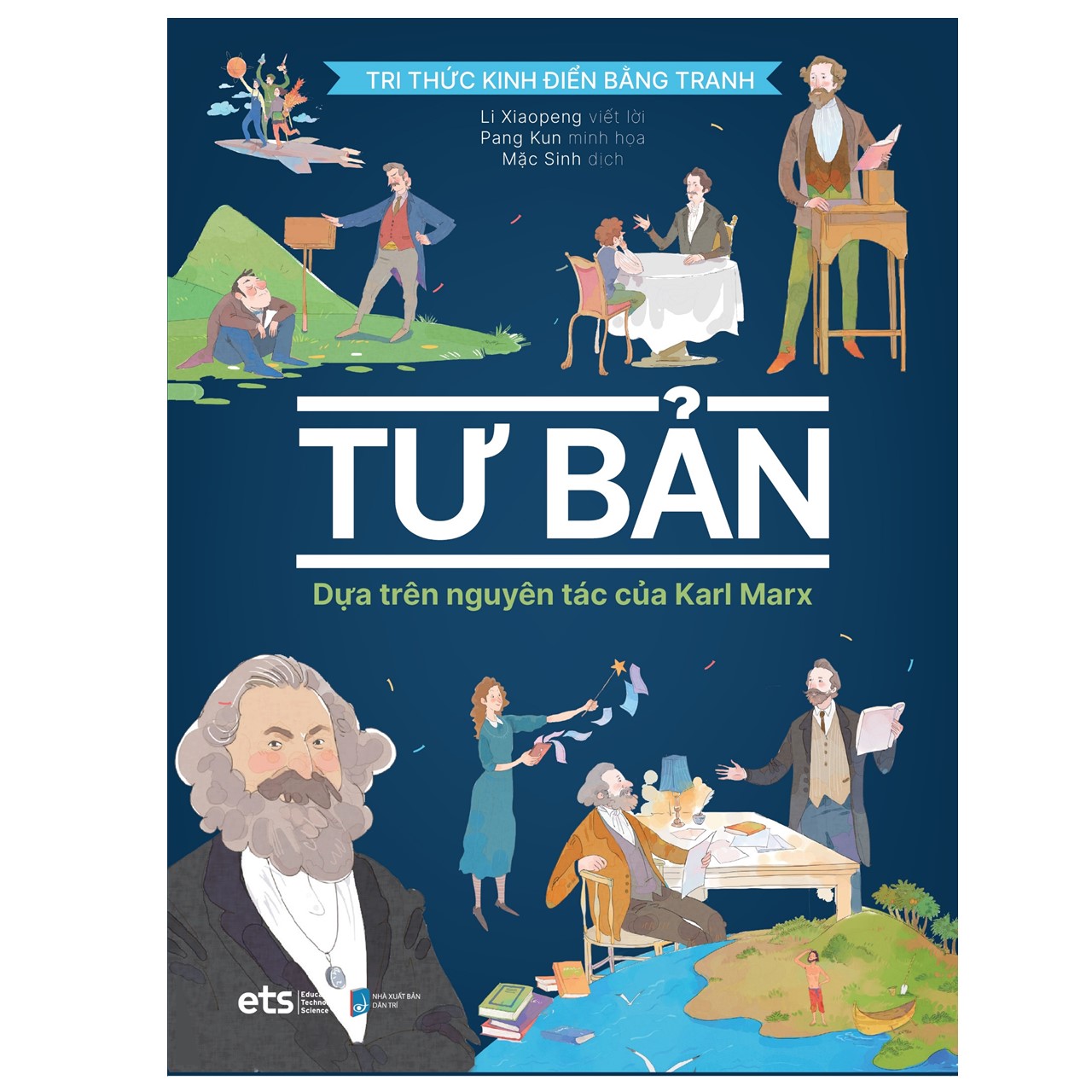 Trạm Đọc Official | Combo Tri Thức Kinh Điển Bằng Tranh: Tư Bản + Nguồn Gốc Các Loài + Lịch Sử Tự Nhiên + Của Cải Của Các Dân Tộc