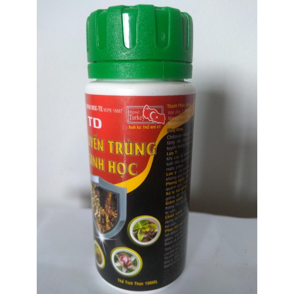 Phân bón vi lượng SIÊU TUYẾN TRÙNG RỄ SINH HỌC - Chai 100ml TD