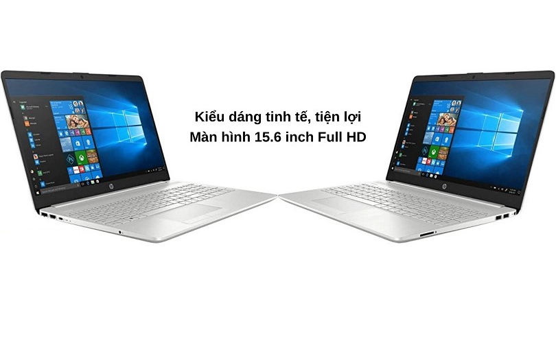 Máy Tính Xách Tay Laptop HP 15-DW3033dx (Core i3-1115G4, 8GB Ram, 256GB SSD NVme, 15.6 inch FHD, BT, Win10S, Silver) - Hàng Nhập Khẩu