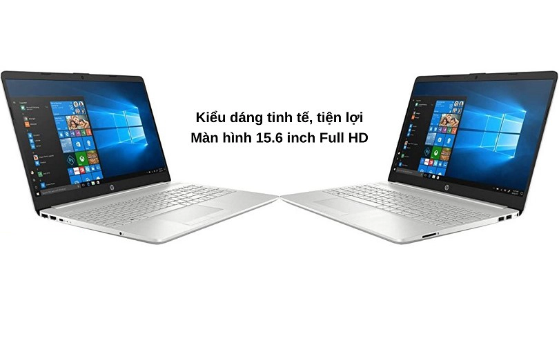 Laptop HP 15-DW3033dx (405F6UA) (Core i3-1115G4, 8GB Ram, 256GB SSD NVme, 15.6 inch FHD, BT, Win10S, Silver - Hàng Nhập Khẩu