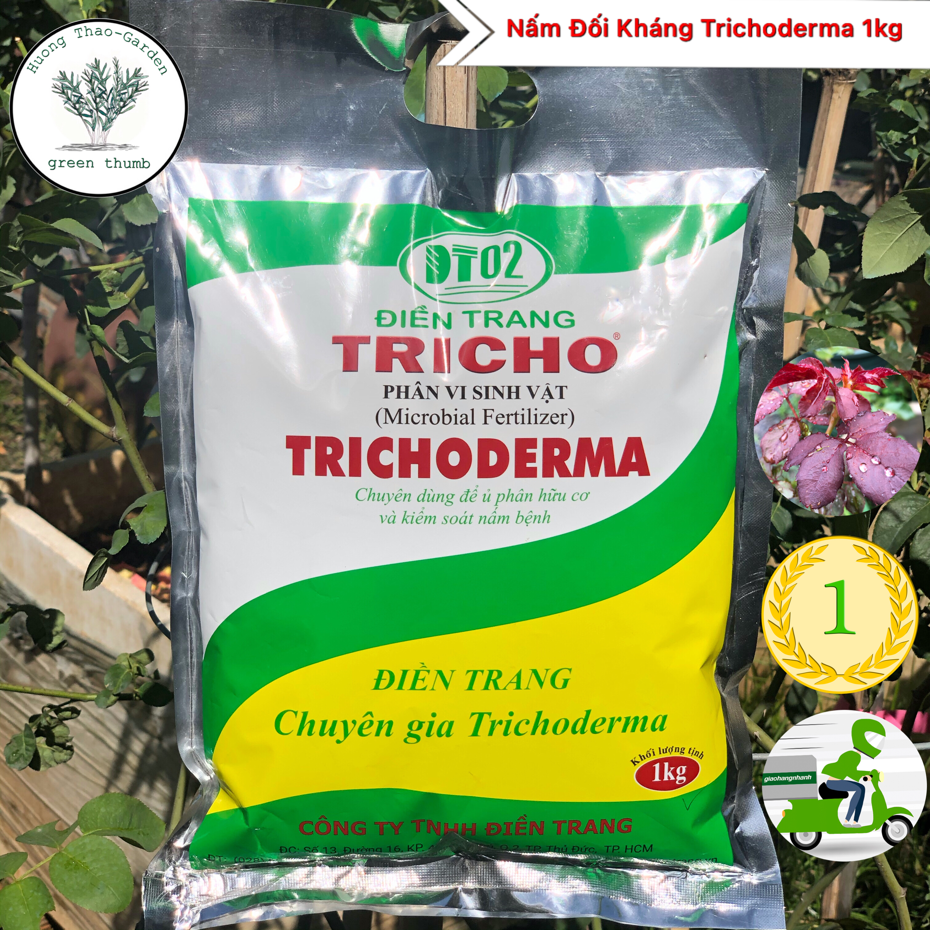 Nấm Đối Kháng Trichoderma Phân Vi Sinh Hữu Cơ 1kg