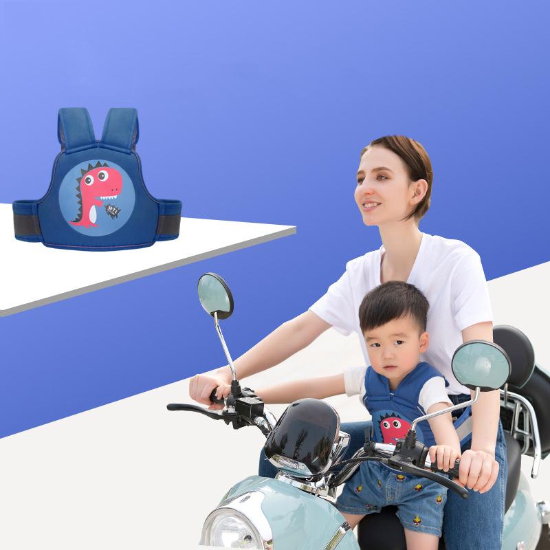 Bền Em Bé Thắt Lưng Dây Cho Đi Xe Đai Xe Máy An Toàn Cho Bé Có Thể Điều Chỉnh Xe Điện Dây Đeo Tay An Toàn Cho Trẻ Em