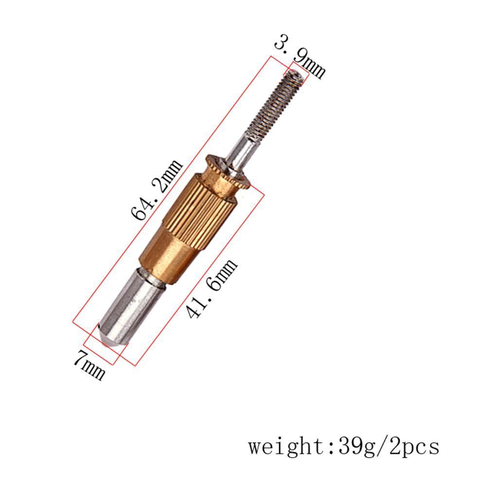 2 Pieces RCA Plug Audio Cable Adapter Connector for Gramophone Vinyl LP Record Player