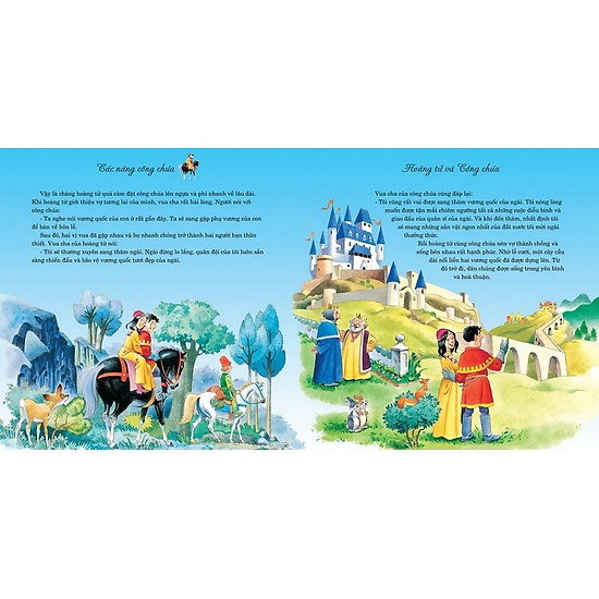 Những Câu Chuyện Hay Nhất Về Các Nàng Công Chúa Tặng Cuốn Truyện Cổ Tích Song Ngữ Anh Việt
