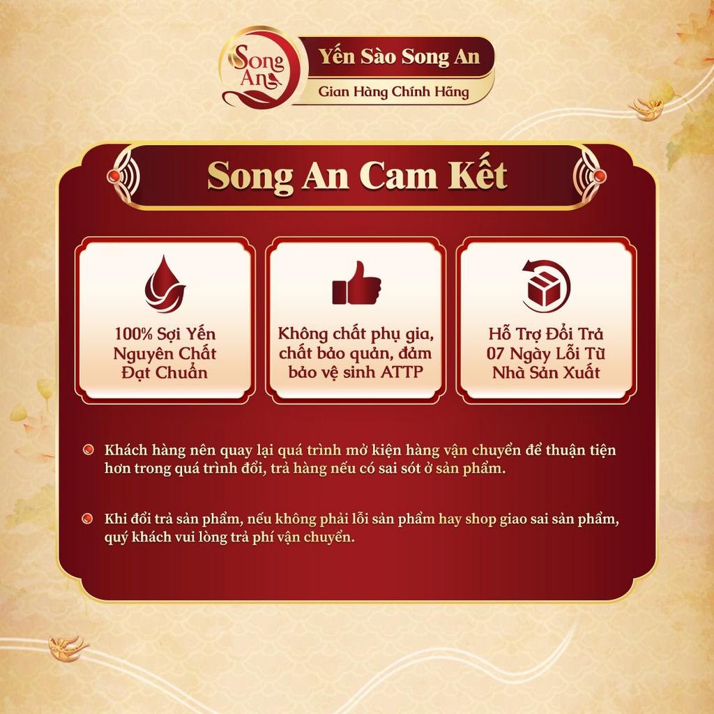 Set tổ yến sào tinh chế baby, Yến vụn tinh chế Song An Food bổ sung dưỡng chất cho bé chia sẵn túi nhỏ