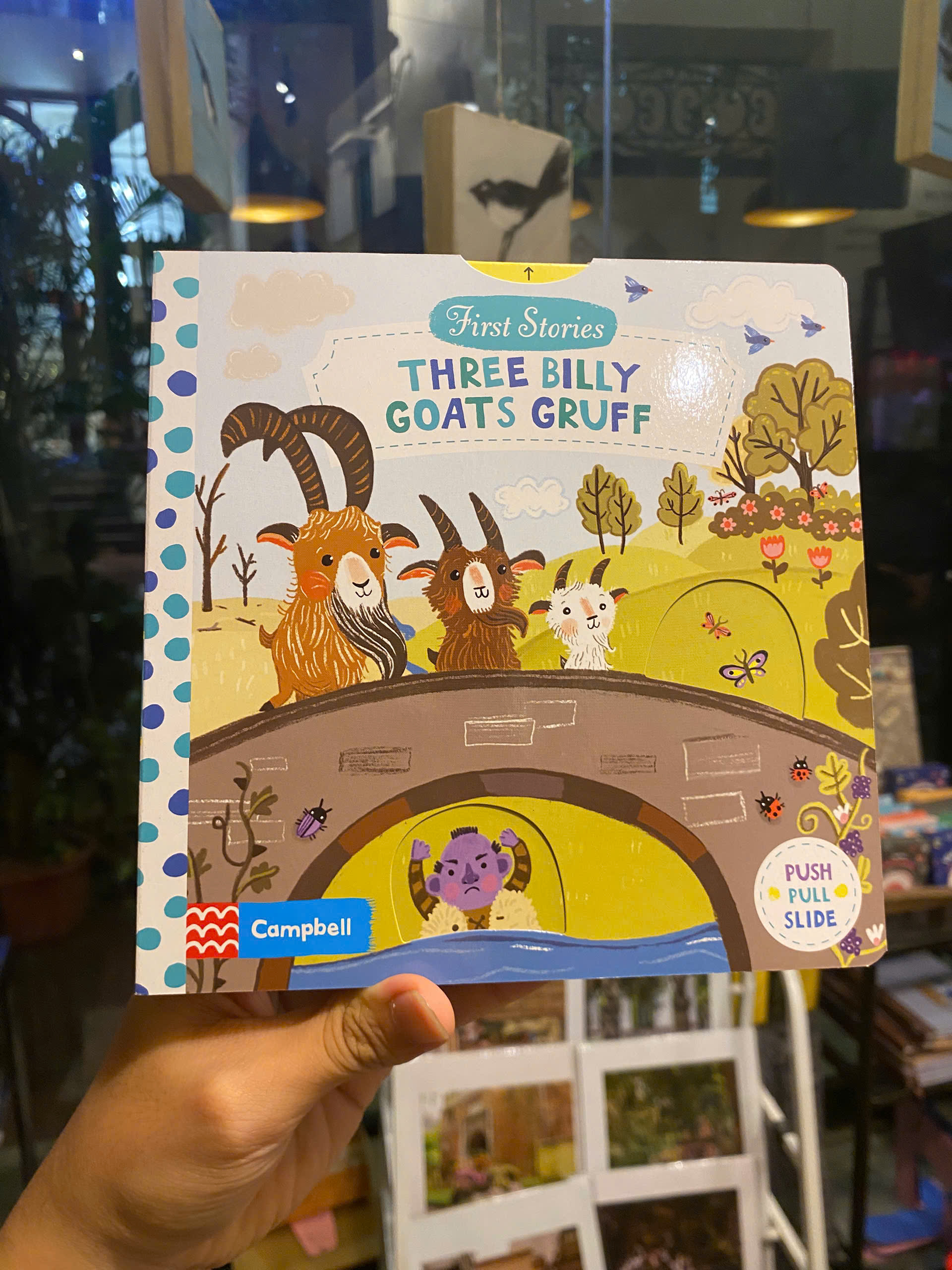 Sách - Three Billy Goats Gruff by Campbell Books | English Children's Picture Book - Activity Book